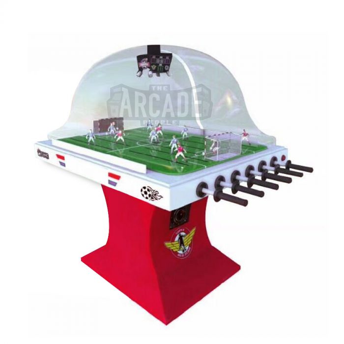 Dome shaped foosball table