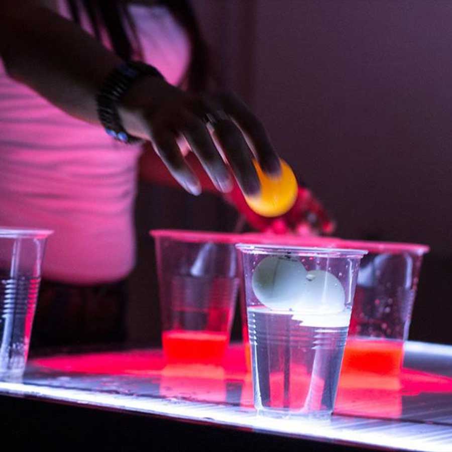 Infinity Glow LED Beer Pong Table Kicks Up Any Party To 11
